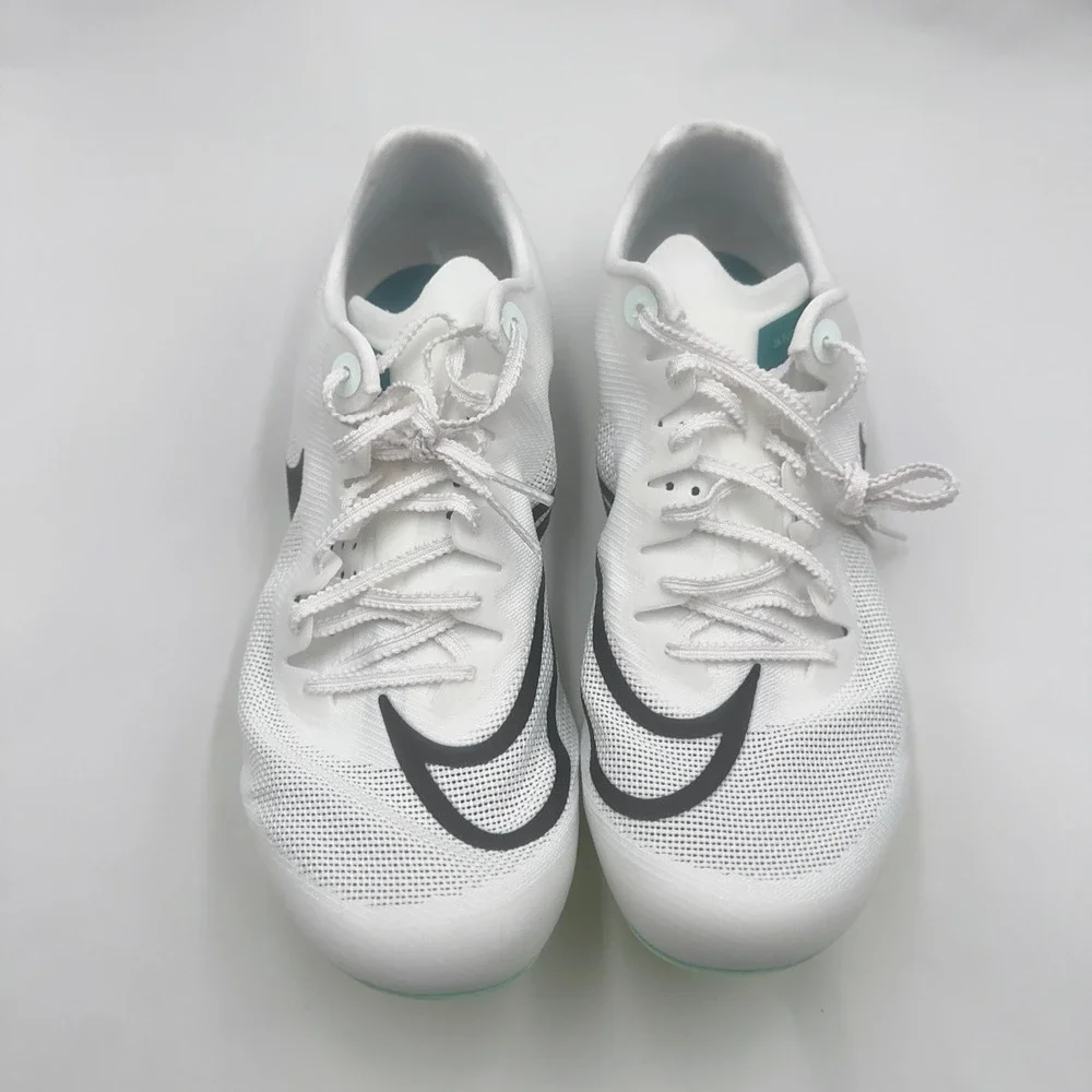 sz 10.5 Nike Zoom Ja Fly 4 Spikes White Black Bright Spruce Men's DR2741-102